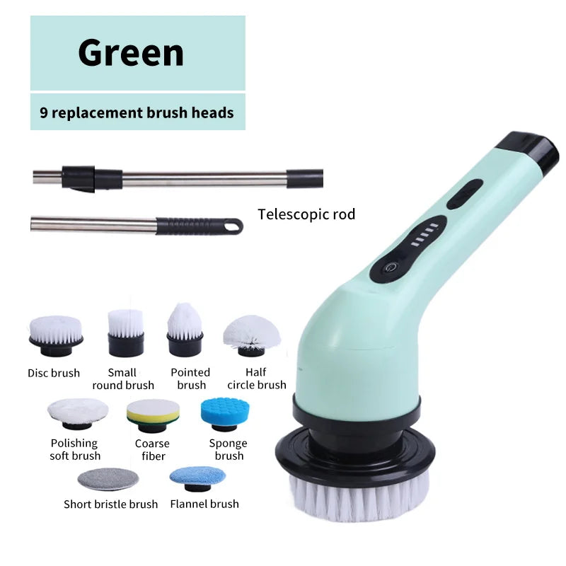 User-friendly electric scrubber for all cleaning needs.