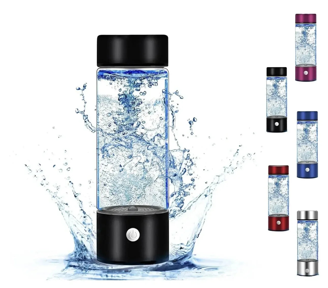 Hydrogen-rich water generator for improved hydration and energy.