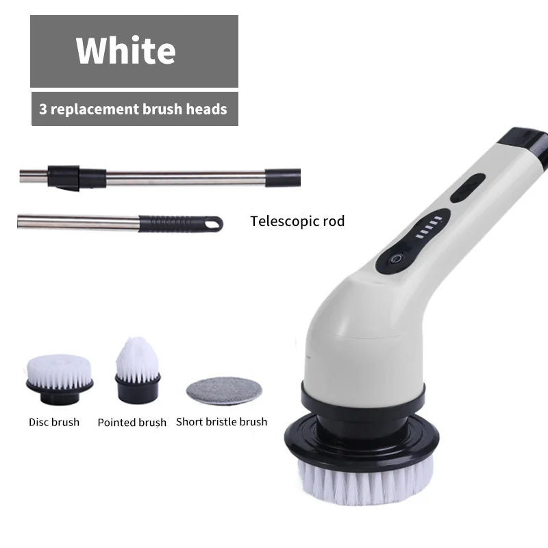 The ultimate 9-in-1 electric brush for versatile cleaning solutions