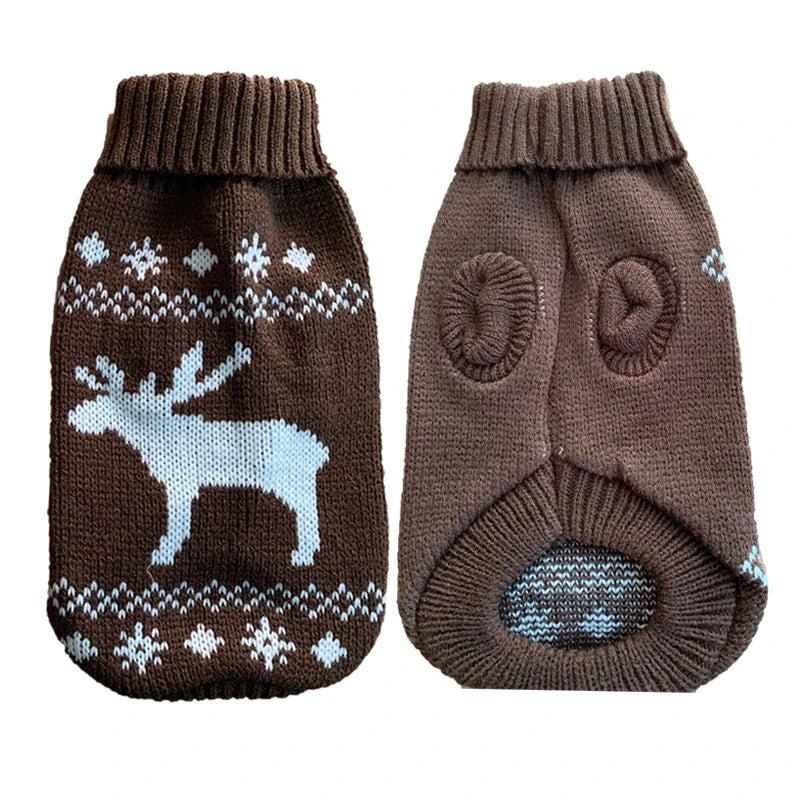 Comfortable fleece sweater for dogs to keep them warm during the colder months.