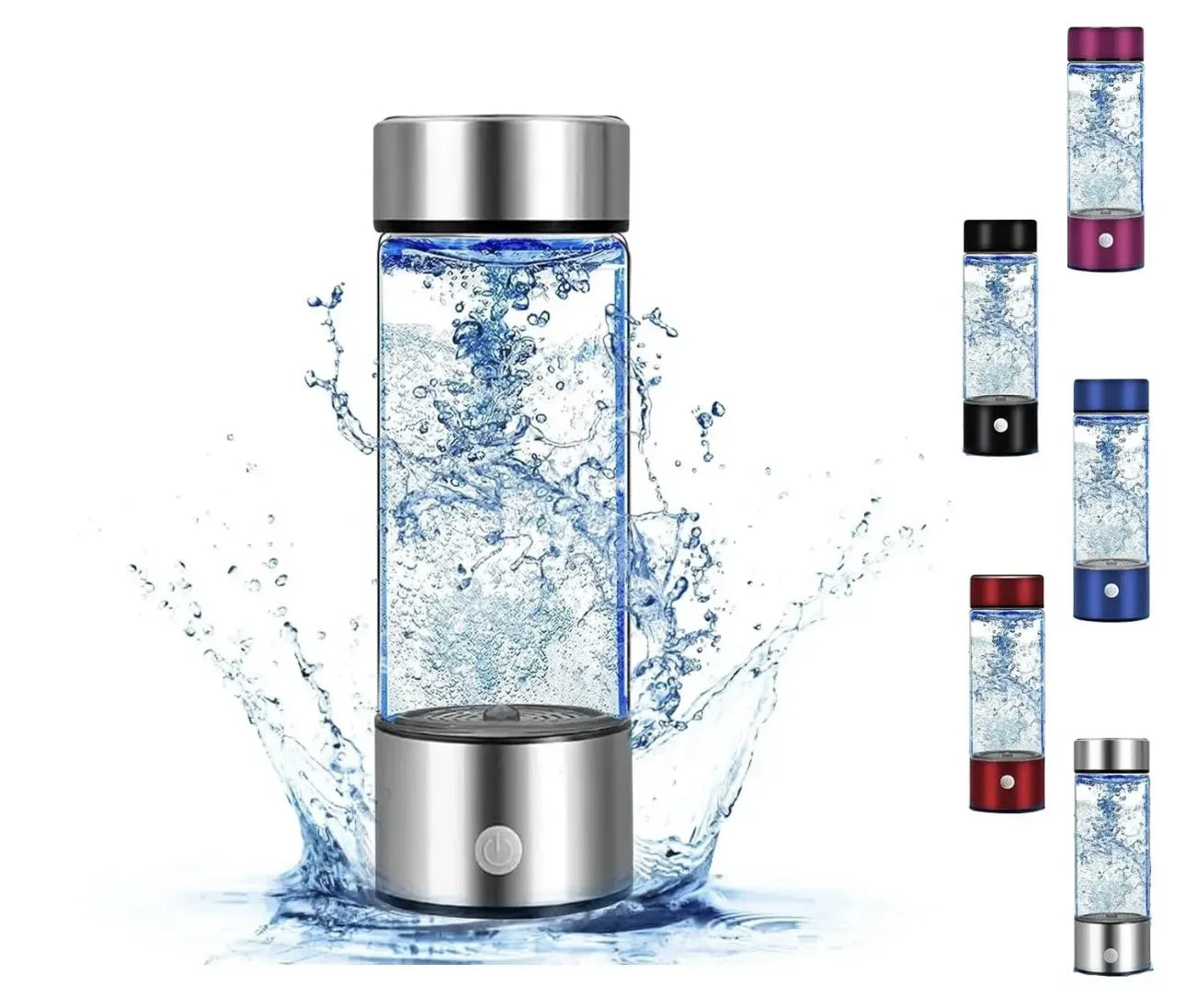 Bottle Water Purify Hydrogen Generator,Rechargeable Hydrogen Water Bottle with SPE/PEM Technology