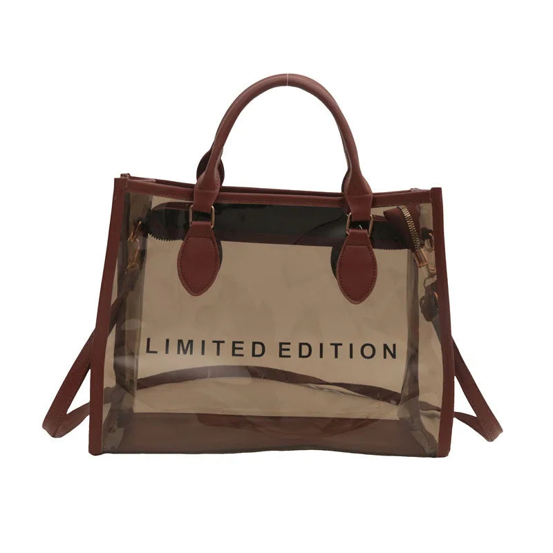 Women's large capacity tote bag, ideal for travel and organized packing.