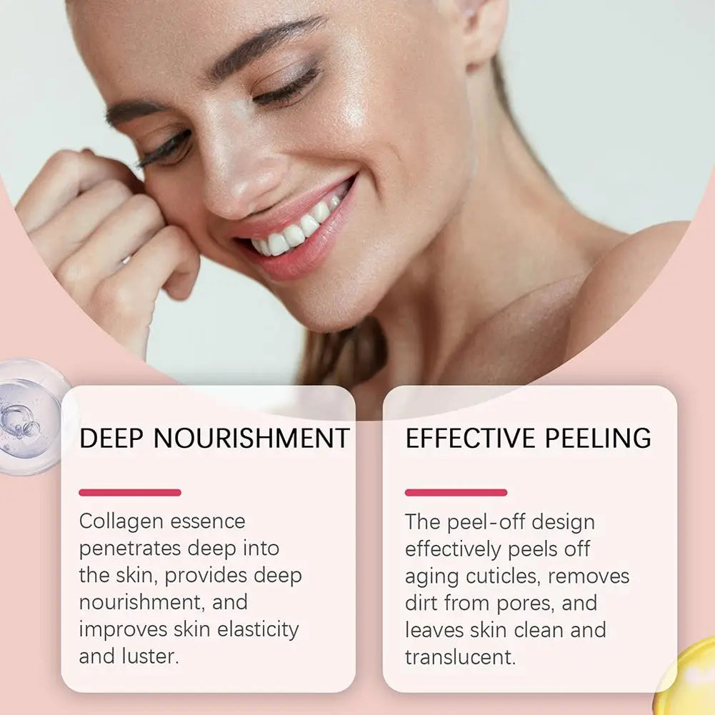 Anti-aging collagen facial mask for smooth and youthful skin