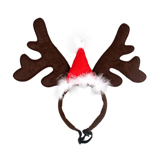 Comfortable and adjustable dog reindeer antlers for festive occasions